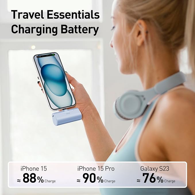 iWALK Portable Charger for iPhone 17/16/15 USB-C Small Power Bank 20W 4,500mAh Fast Charging Battery Pack Compatible with iPhone 15/16/17 Plus/17 Pro/17 Pro Max, Samsung Galaxy S25/S24/S23 Android - Image 5