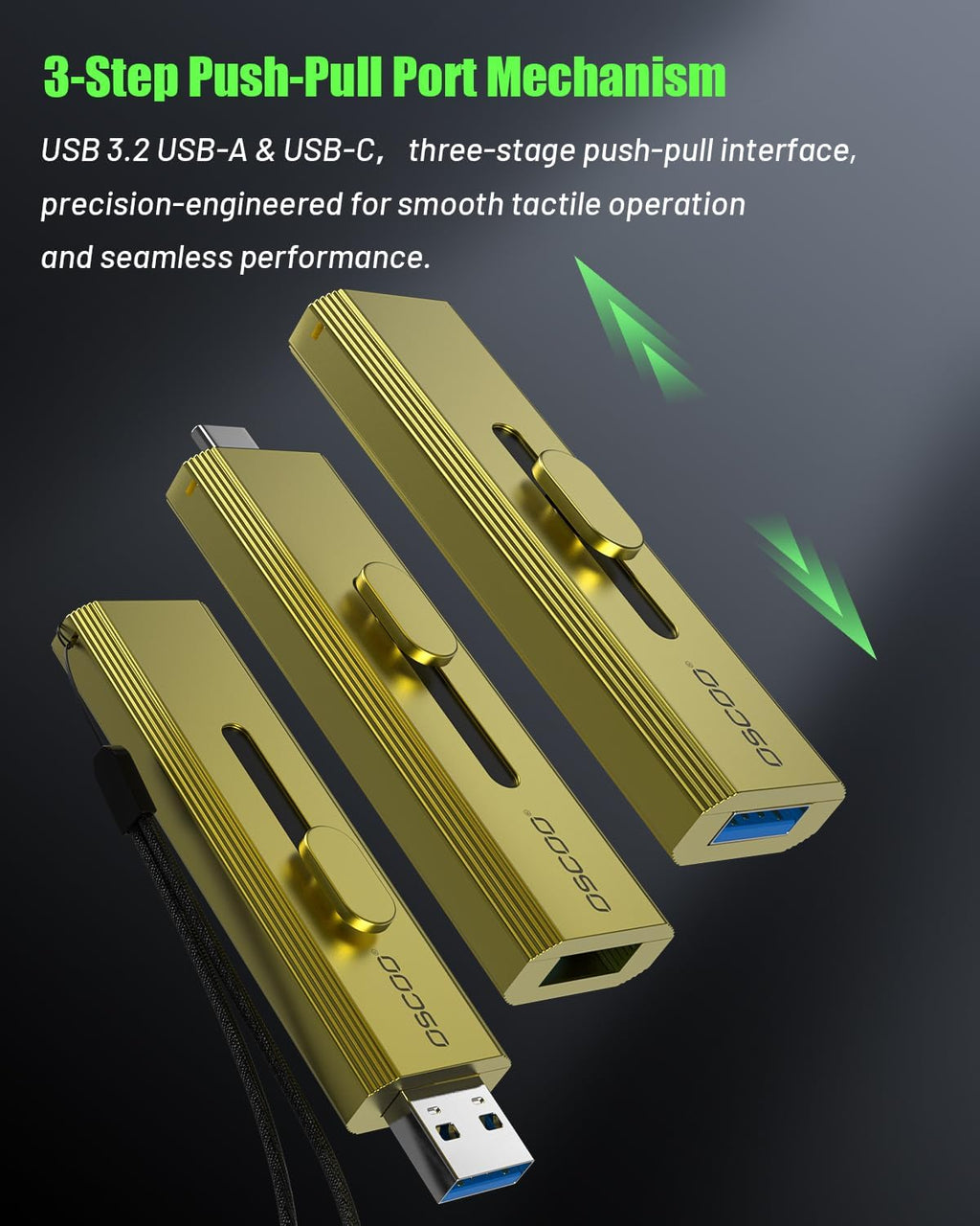 2TB External SSD Drive, USB3.2 USB C+A, Up to 1000MB/s - Image 4