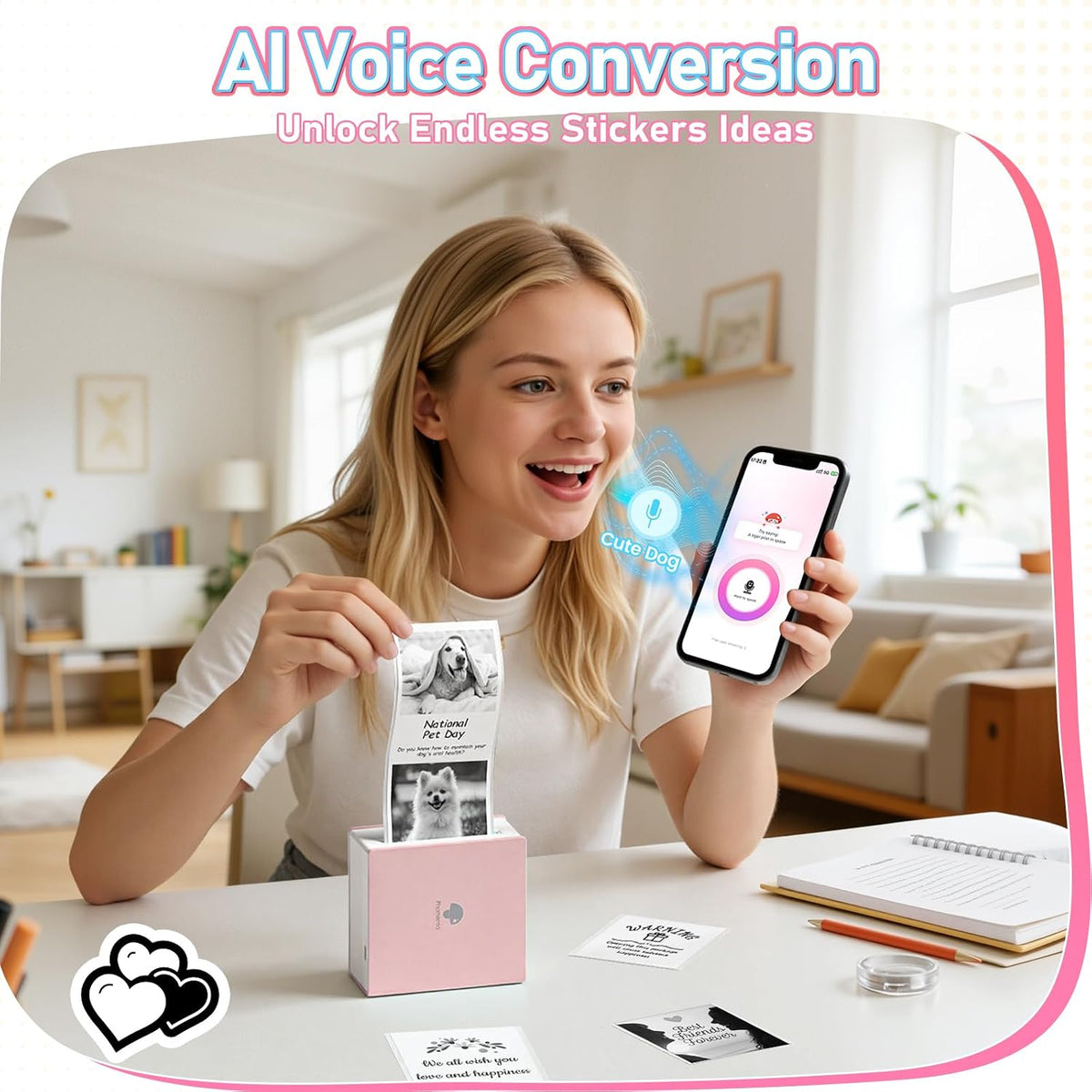 Phomemo Mini Sticker Printer, Inkless Thermal Sticker Printer Maker - Image 5