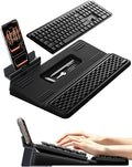 Vaydeer 4-in-1 Keyboard Wrist Rest, Ergonomic Keyboard Stand with Adjustable Phone Stand, Tilt Computer Pad Typing Support for Desk, Memory Foam Cushion Storage Riser Holder Tray Lift for Office Home by Vaydeer