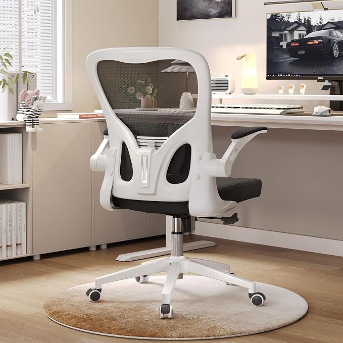 Ergonomic Office Desk Chair High Back Mesh Computer Chair Adjustable Chair | 360° Swivel Adjustable Lumbar Support & Flip-Up Armrests capacity 300 lbs capacity by SICHYAGE
