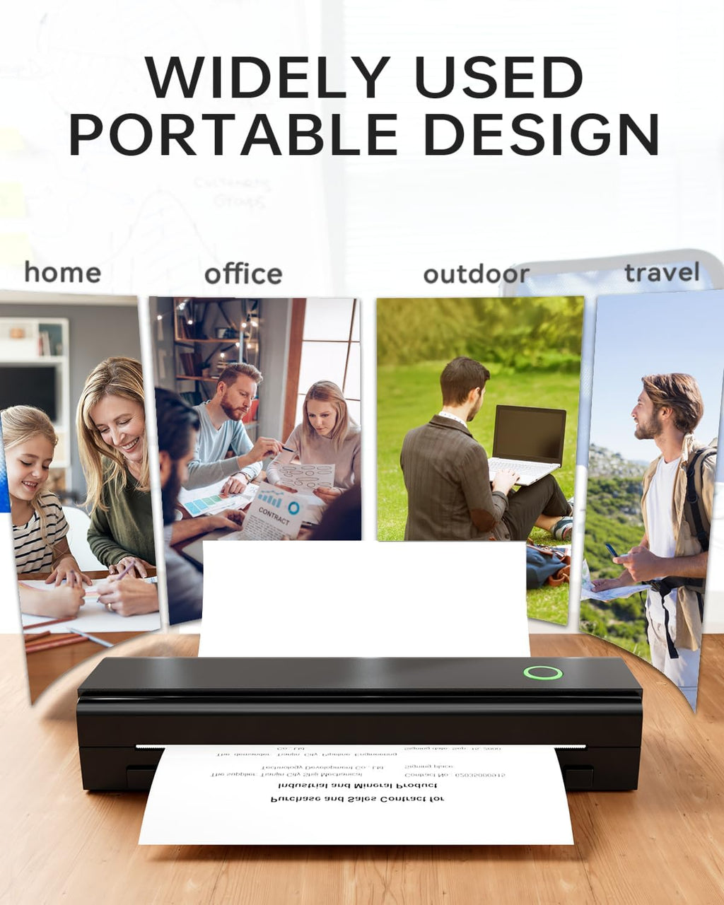 Portable Printers Wireless for Travel, N80 Bluetooth Thermal Printer - Image 6