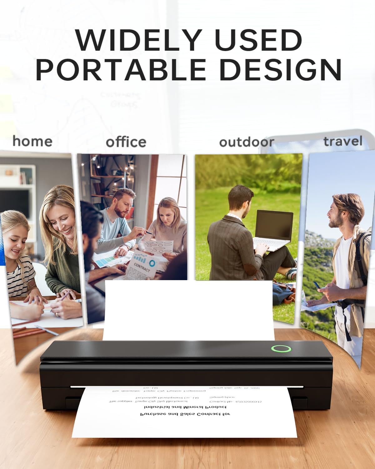 Portable Printers Wireless for Travel, N80 Bluetooth Thermal Printer - Image 6