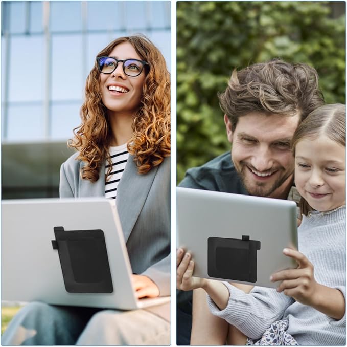 Pocket Pouch for Laptop, Portable Adhesive Laptop Pouch Compatible for SanDisk 4TB SSD, Mouse, USB Cable, Hard Drive Bag for Travelers Tech-Savvy Professionals Students Digital Nomads Remote Workers - Image 6
