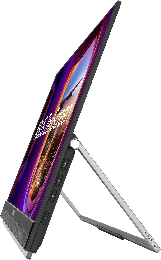 ASUS ZenScreen MB229CF 22 Inch 1080p 100Hz, USB-C Portable Monitor | USB-C 60W, C-clamp Arm, Speakers, Partition Hook, Kickstand, IPS, Subwoofer, Carrying Handle ,Display for MacBook and PC - Image 11
