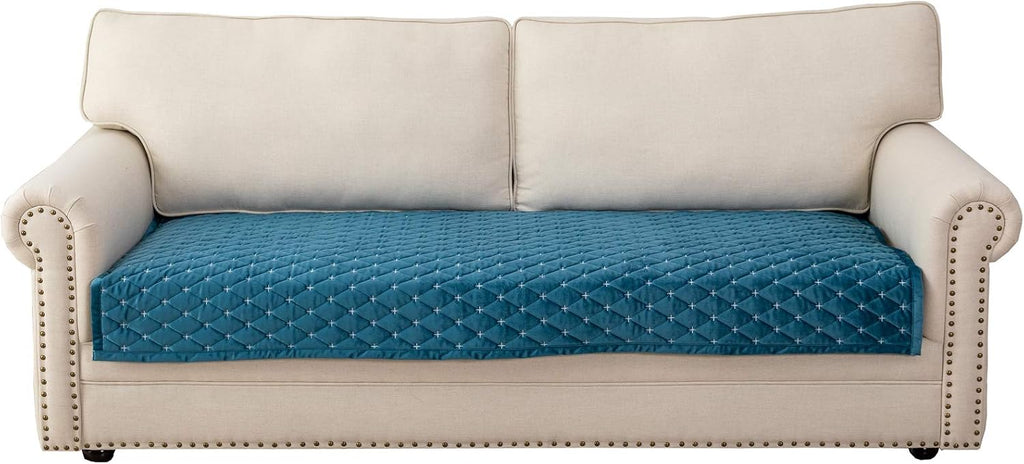 Velvet Sectional Couch Covers for Dogs,Blue,1PC,43''x63'' by Eismodra