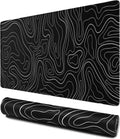 Large Gaming Mouse Pad, Water Resist Fabric XXL Extended Mousepad by LMICRD