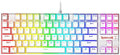 Redragon K552P Mechanical Gaming Keyboard TKL with 18 Backlight Modes, Hot-Swappable Blue Switches, 87-Key Compact Ergonomic Design, N-Key Rollover & Software Programmable Macro - RGB, White by REDRAGON