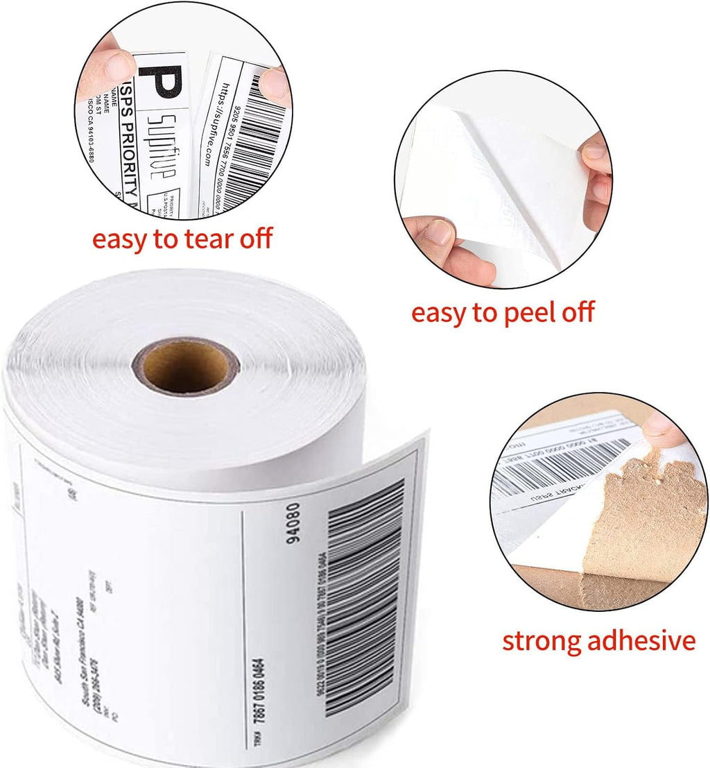 Direct Thermal Labels 4x6-450 Labels/Roll, Thermal Shipping Labels for Zebra 2844 ZP-450 ZP-500 ZP-505, 18 Rolls, 8100 Labels(NOT for DYMO) - Image 5