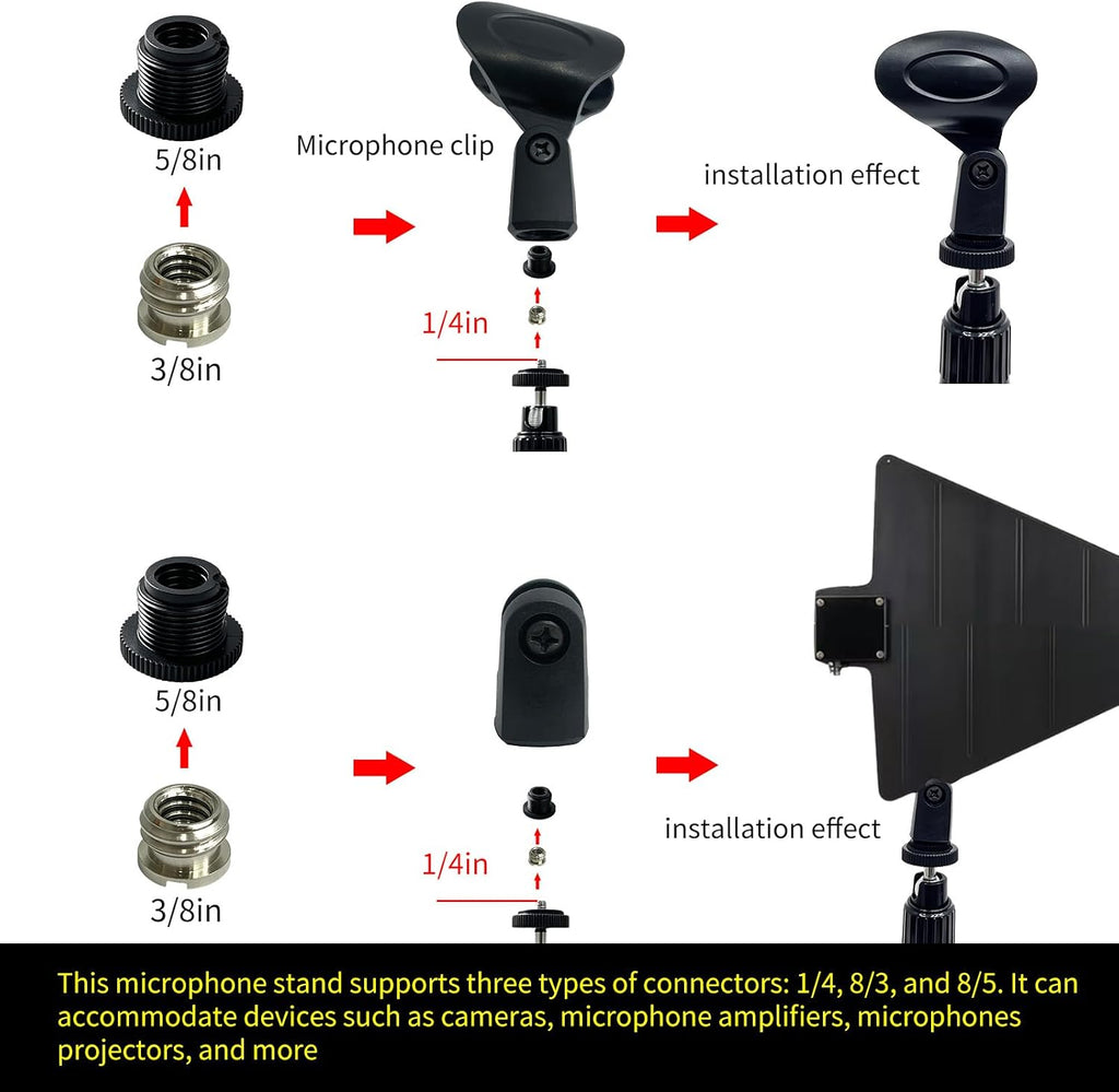 Microphone Ceiling Mount Antenna Wall Ceiling Desk Mount (10.63-15.57in) - Image 7