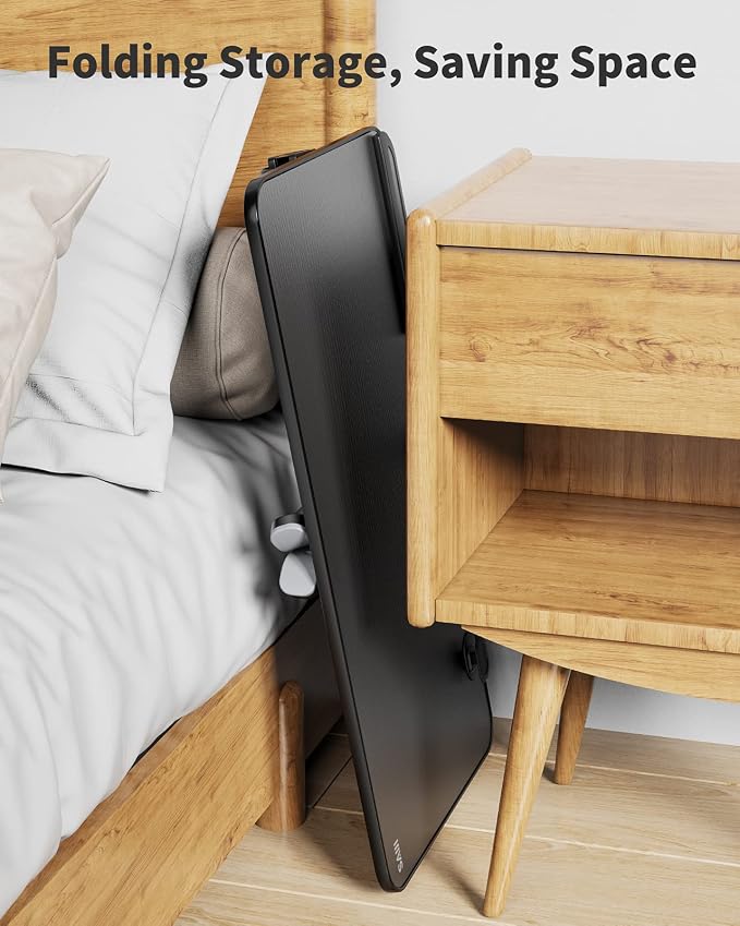 SAIJI Height & Angle Adjustable Lap Desk Laptop Stand for Bed | LightWeight Foldable Portable Laptop Table for Couch Sofa Chair Floor - Image 9