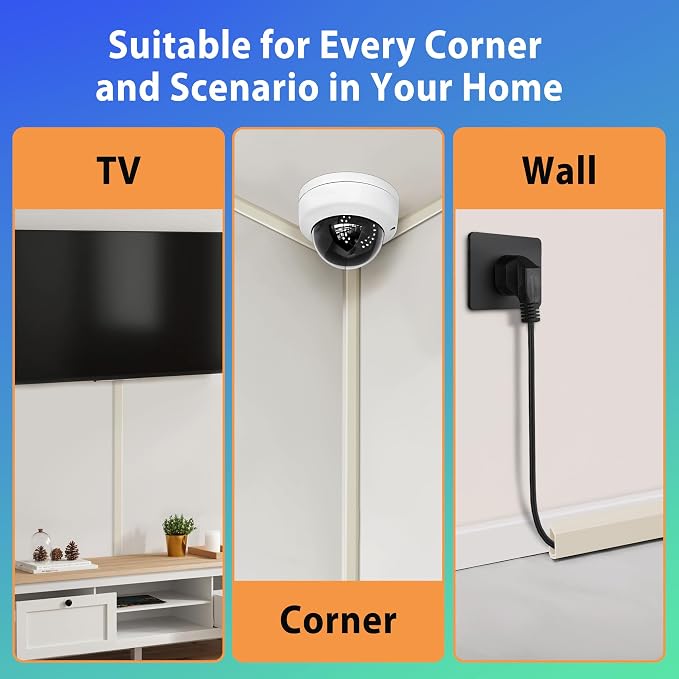 116in Wall Cable Hider Kit, Cord Organizer Hide 1-2 Cords Wall Mounted TV | YCLYC TV Wire Hider for Wall, Paintable Cord Hider Wall, Wire Cover for Wall, Cord Concealer 7X L16in W0.86in H0.43in, Beige - Image 6