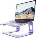 Nulaxy Full Aluminum Laptop Stand, Stable Support to 22 lbs, Purple | Detachable for Portable Storage, Easy Setup, Saves Desk Space, Compatible with 10-16 Inch Laptops, Office Desk Accessories by Nulaxy