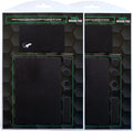 Mouse Pad Adhesive Bottom - Sticks to Any Surface - Portable - Webcam Covers and Screen Cleaner Included (2 Pack -Blank- Black) by GeckoTravelTech