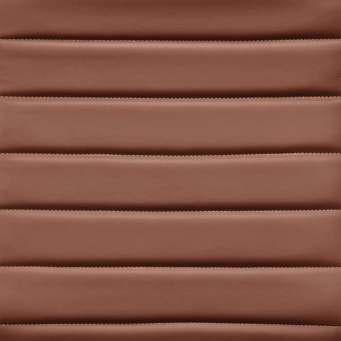 Amazon Basics High-Back Swivel Office Chair with Lumbar Support, Ergonomic Ribbed Faux Leather, Adjustable Height, 24.75"D x 23.25"W x 45.25"H, Brick Red - Image 6