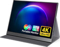 VILVA 15.6" 4K UHD IPS HDR USB-C HDMI Monitor | 15.6" 4K UHD IPS 100% Adobe RGB HDR, USB-C/HDMI, speakers+smart cover, for PC/Phone/PS4/Xbox/Switch/Mac, travel. by VILVA