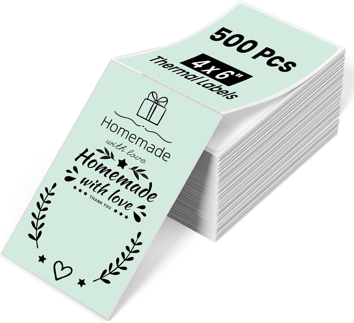 Phomemo 4x6 Thermal Labels for Shipping Label Printer 500PCS Water/Oilproof by Phomemo