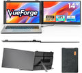 Laptop Screen Extender, 14" FHD 1080P Laptop Monitor Extender, Ultra-Thin Portable Monitor for Laptop with USB-C/HDMI Port, Plug & Play for Windows/Mac/Android/Switch/PS5/Chrome by VueForge