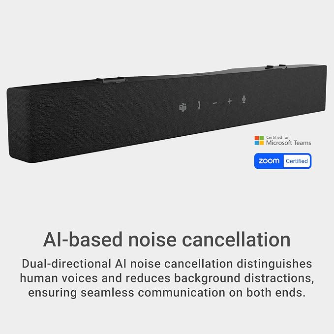 Dell Pro Premium Conferencing Soundbar SB725, LED Status Indicator | Microsoft Teams Certified, Zoom Certified, End Call Volume Controls, 3 Year Warranty - Image 3