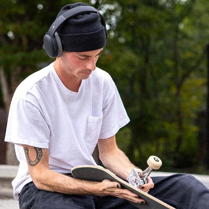 Skullcandy Crusher ANC 2 Noise Cancelling Wireless Headphones - Asphalt | Multi-Sensory Crusher Bass, Over-Ear Fit, Bluetooth, 60 Hours Battery, Working Out, Gym, Travel, Studying, Music, Gaming - Image 8