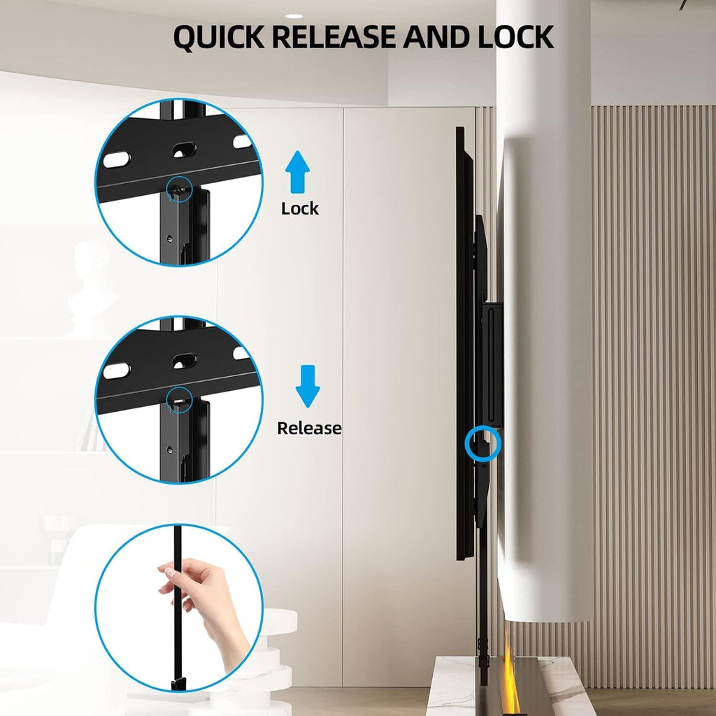 HOME VISION TV Wall Mount Fixed for Most 26-65 Inch Flat/Curved TVs - Image 4