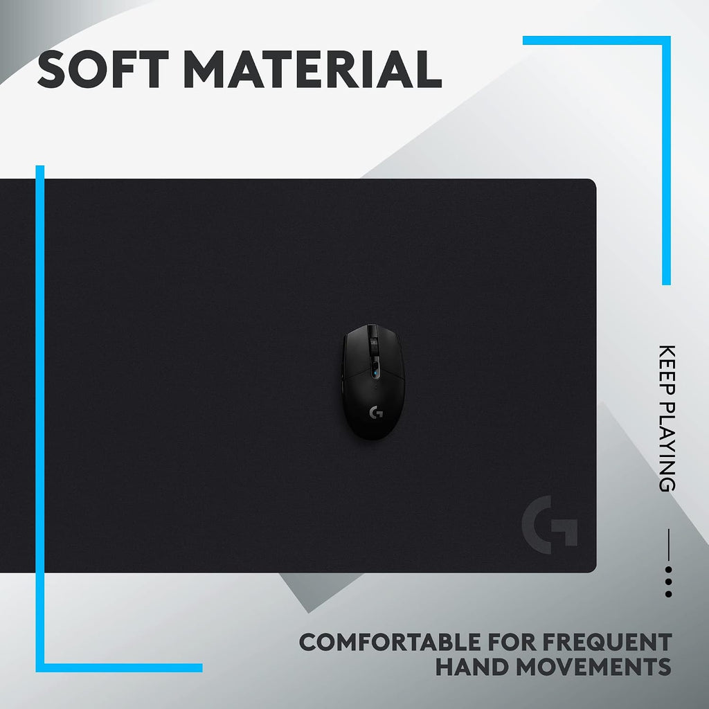 Logitech G840 XL Cloth Gaming Mouse Pad (900x400x3) - Black - Image 7