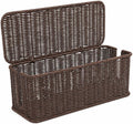 Cable Management Box, Handmade Rattan Cord Organizer for Power Strip | Open Slots Cord Hider for Power Strip, Router & USB Hub, Registered U.S. Design Patent by Cantalop