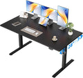 Agilestic 55 * 28 Inch Height Adjustable Electric Standing Desk, Black | Sit Stand Up Computer Desk, Extra Wide desktop, Memory Presets, Stable Steel Frame,154 lbs, Easy Assembly, Splice Board by Agilestic