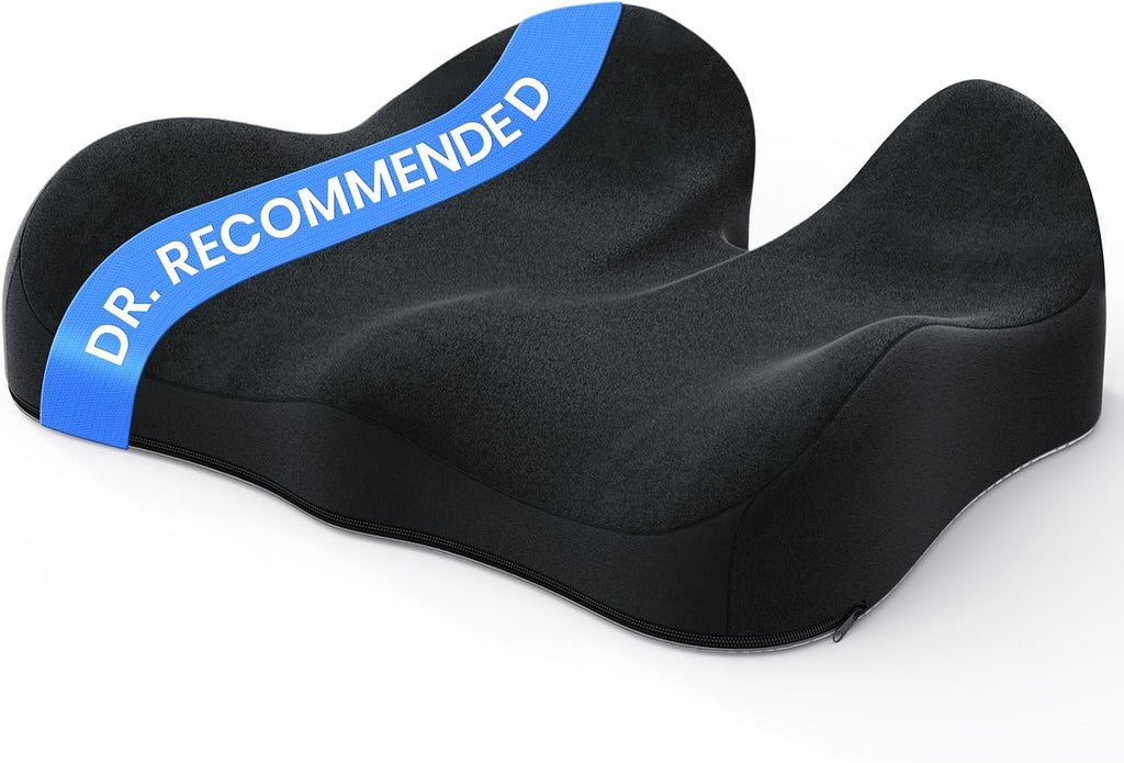 Benazcap Memory Foam Seat Cushion, Ergonomic Office Chair Pressure Relief by Benazcap