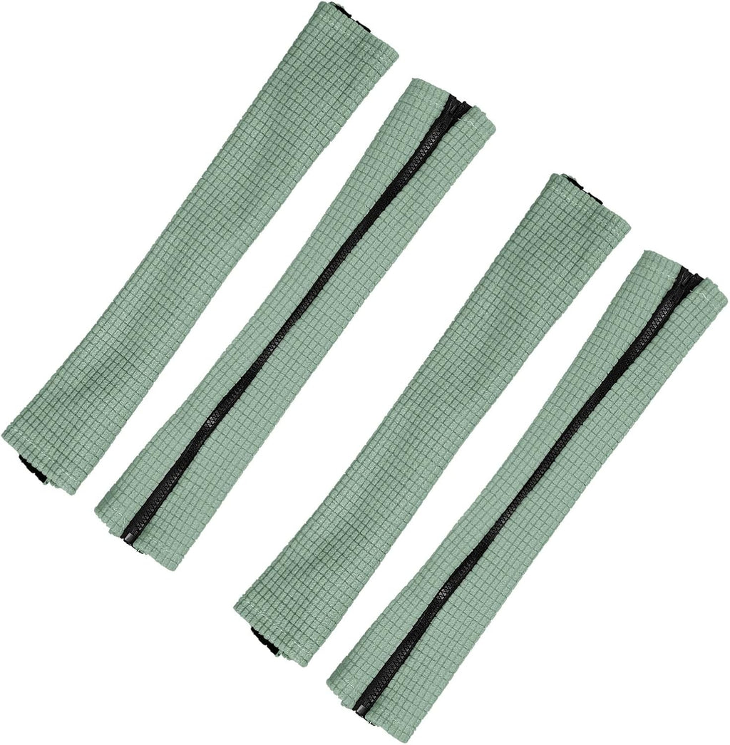 PATIKIL 18x4.3in Office Chair Armrest Covers with Zipper, 2Pair, Pine Green by PATIKIL