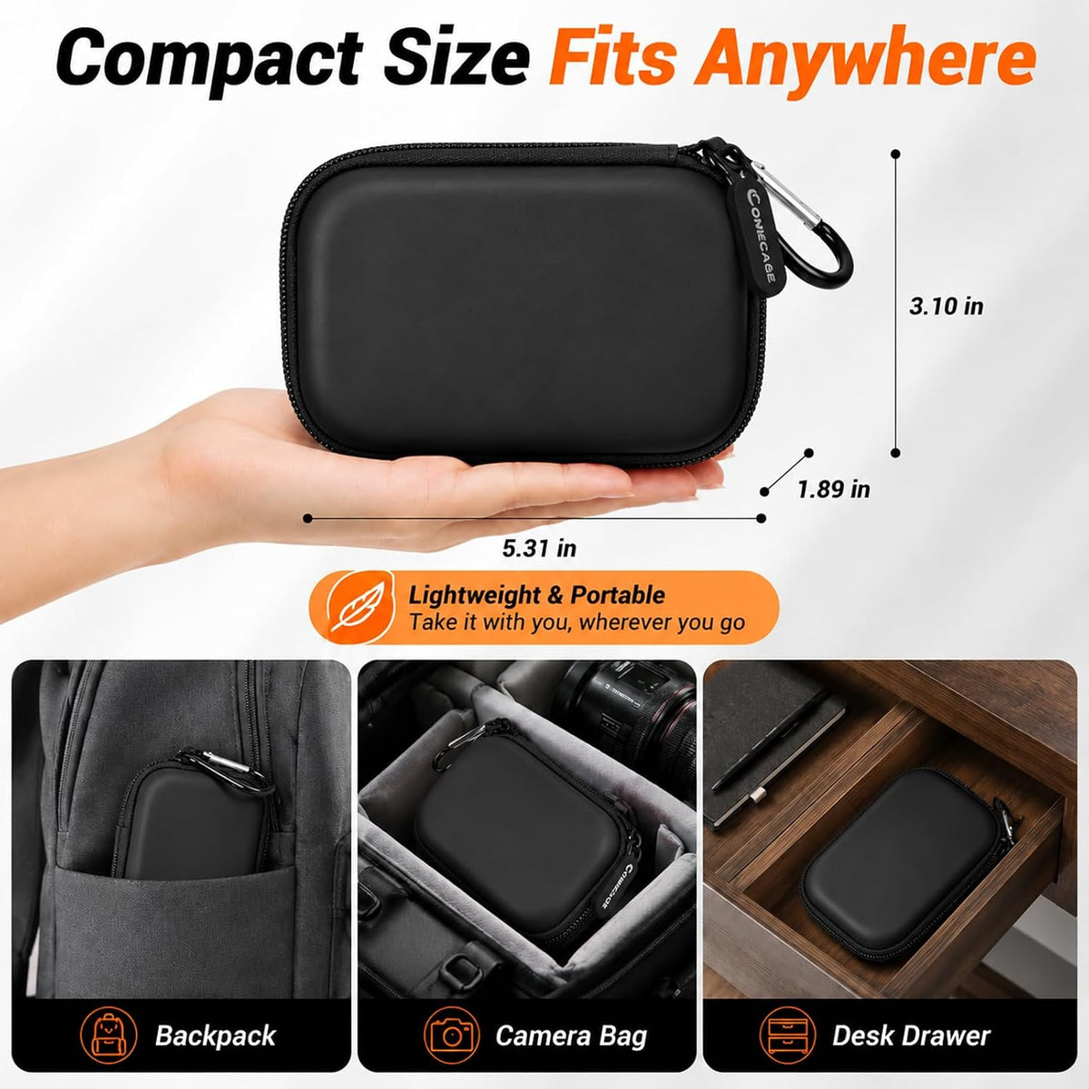 Comecase Dual SSD Case for SanDisk Extreme Portable SSD and Extreme PRO - Image 5