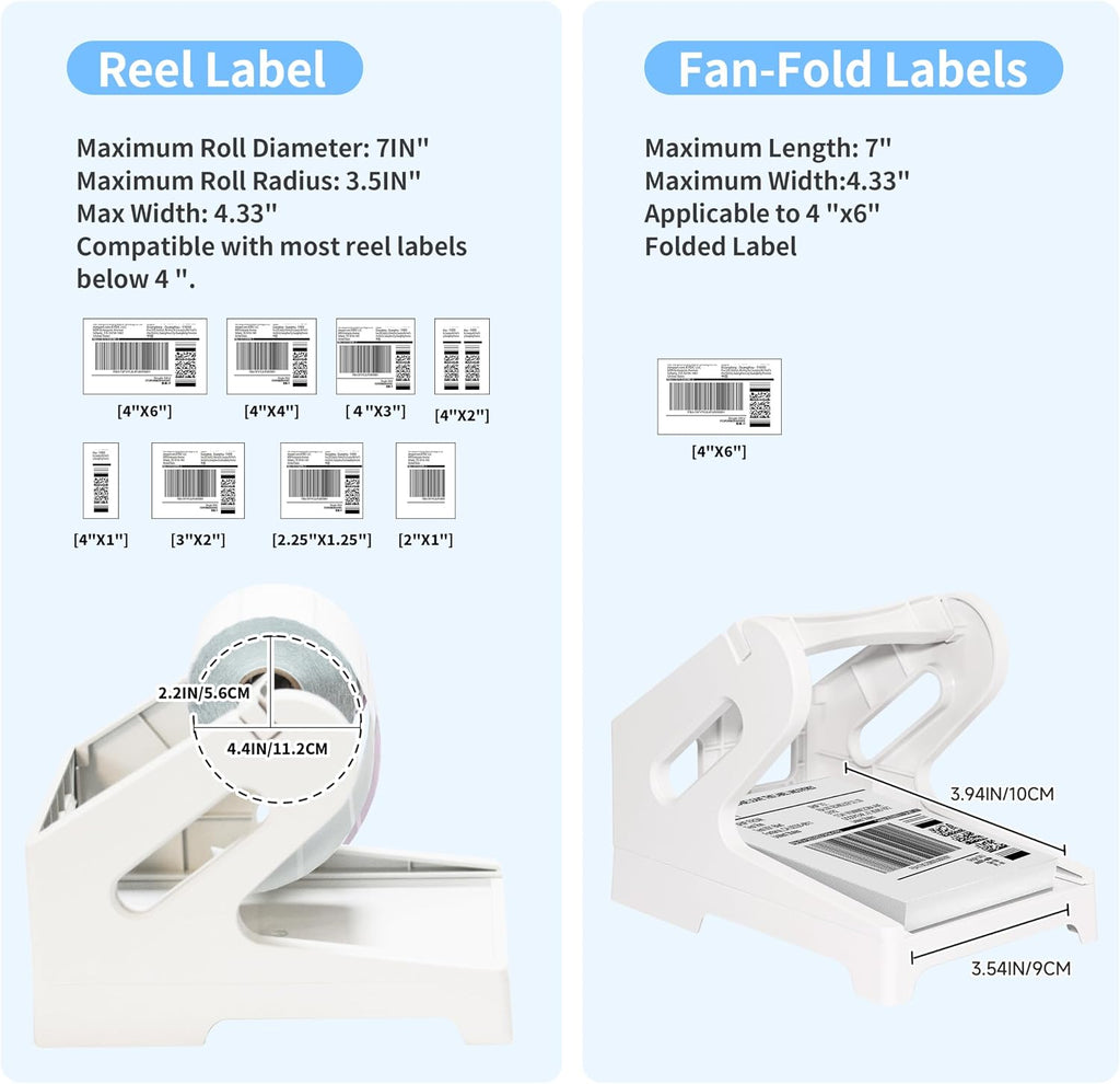 Thermal Shipping Label Holder for Rolls & Fan-Fold Fragile Stickers - Image 3