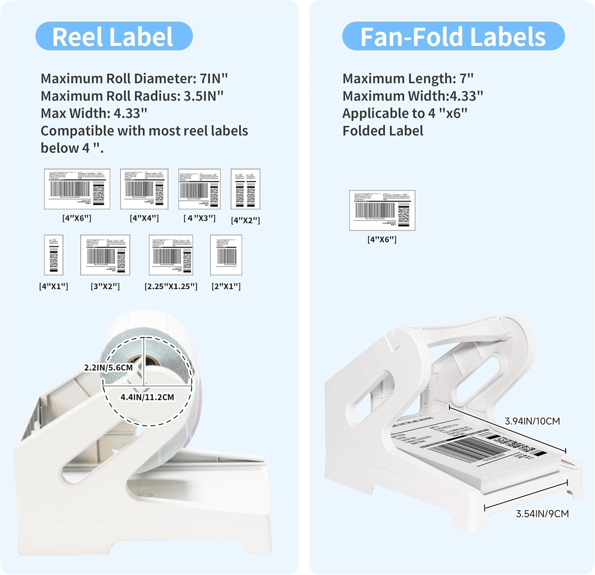 Thermal Shipping Label Holder for Rolls & Fan-Fold Fragile Stickers - Image 3