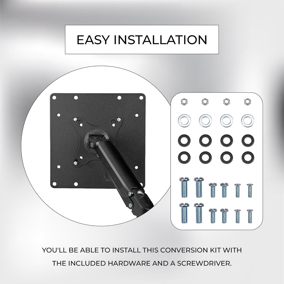 HumanCentric VESA Mount Adapter Plate for Flat & Curved TVs - 200 x 200mm - Image 4