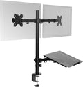 VIVO Laptop and Dual 13 to 27 inch LCD Monitor Stand up Desk Mount, Tall Adjustable Stand, Fits Laptops up to 17 inches, Black, STAND-V012J by Unknown