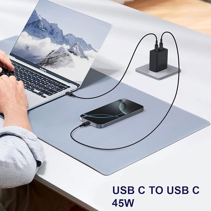 45W Super Fast Charger Type C, 2 Pack 35W+10W USB C Charging Block | With 4FT+6FT Type C Cables Works for S amsung G alaxy S25 S24+/UltraS23/S22/S21/S20/Note10/20 i Phone 17/16/15 USB C Charger - Image 2
