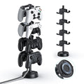 MANMUVIMO Headphone Controller Storage Holder for Desk 4 Tiers with Anti-Slip Stable Suction Cup, Controller Holder, Universal Gaming Desk Accessories for PS5/PS4/Xbox Series/Xbox One by MANMUVIMO