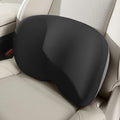 BEBAS Ergonomic Memory Foam Lumbar Support Pillow for Car, BlackGray | Back Support for Lower Pain Relief, Lumbar Cushion with Fixed Ring, Breathable Washable Cover, Fits for Driving, Office by BEBAS