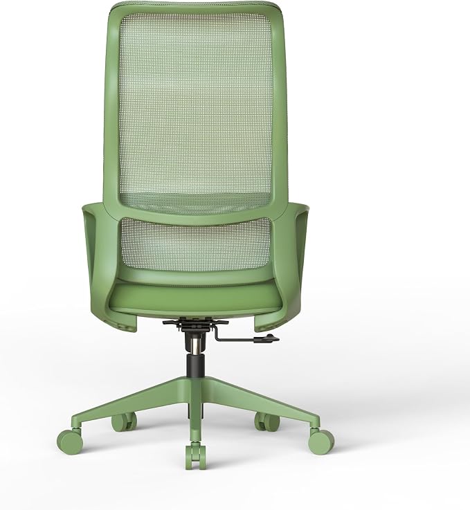 High Back Ergonomic Colorful Office Chair, Breathable Nylon Mesh Desk Chair with Adjustable Lumbar Support, 300LBS Swivel Rolling Computer Chair for Home Office Work(Americana, Green) - Image 3
