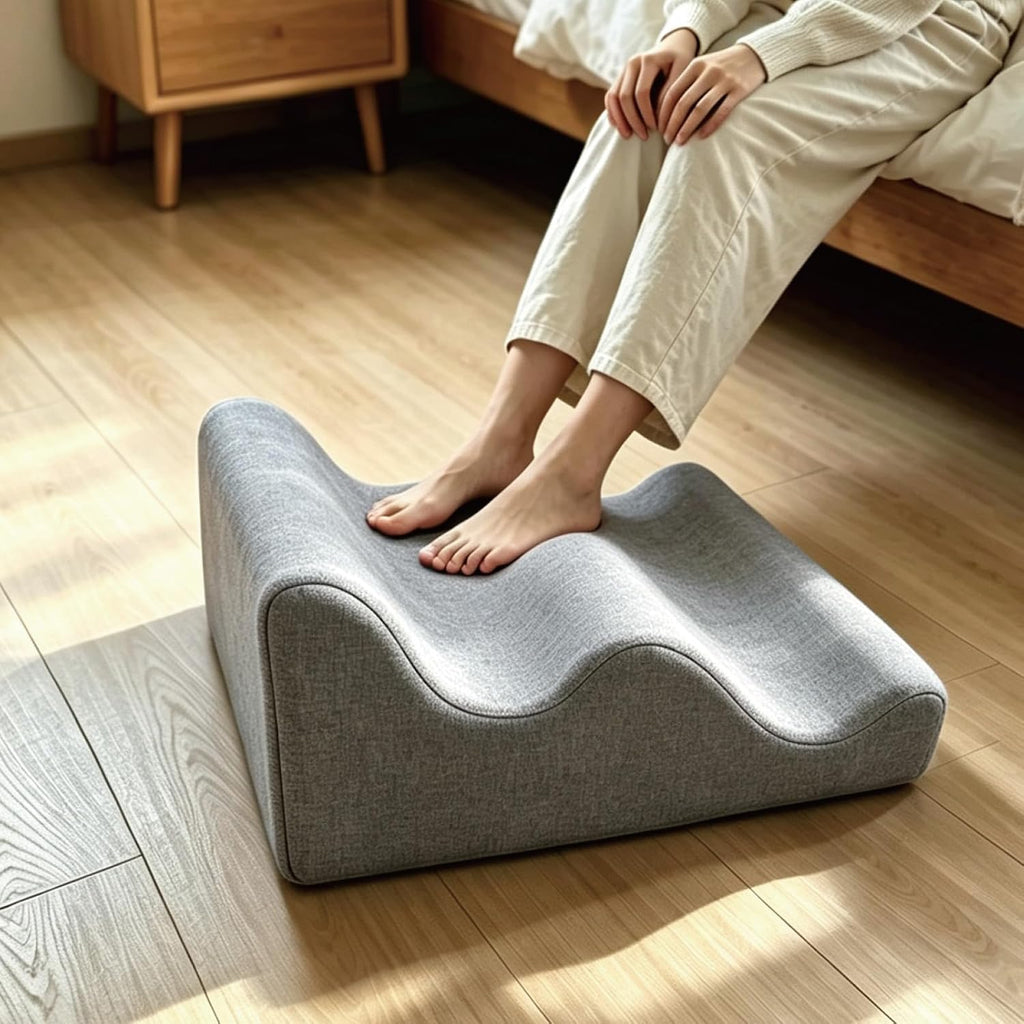 Work Foot Rest Under Desk,Comfort Foot Rest for Couch (Light Gray, 002) by HYLMMDA