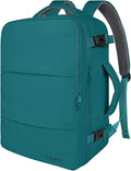 Taygeer Carry on Backpack for Men Women, Luggage Laptop Backpack | Airplane Travel Mochila with Water Bottle Pocket, 35L Water Resistant Gym Weekender Bag for College Gift, Peacock Blue by Taygeer