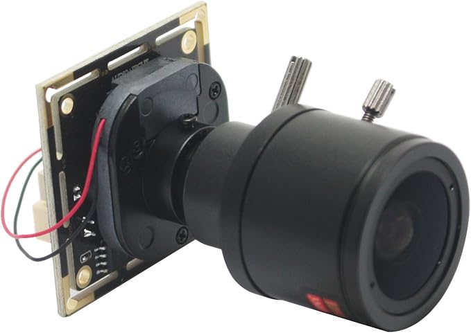 ELP H.264 1080P USB Camera Module with Microphone, 2.8-12mm 4X Zoom Webcam | Variable Focus PC Camera for Computer & Laptop, UVC USB2.0 Varifocal Lightburn Camera for Day Night Vision Home Security - Image 6