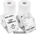 4x6 Thermal Mailing Labels for Direct Thermal Label Printer Shipping Sticker Paper for Address Postage, 250 Labels/Roll, 4 Rolls, Total 1000PCS by JIAYLABEL