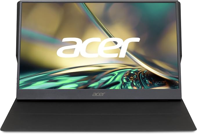 acer Portable Monitor PM161Q Abmiuuzx 15.6" Full HD 1920 x 1080 IPS Ultra Slim Design Premium Cover I External Monitor for Laptop PC Mac I 2 x USB 3.1 Type-C Ports, 1 x Mini HDMI, 1 x Micro USB - Image 6
