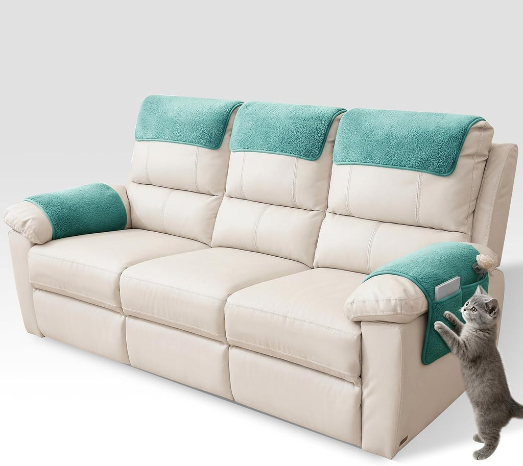 Universal Sherpa Recliner & Armchair Covers with Pockets by GOSTADY