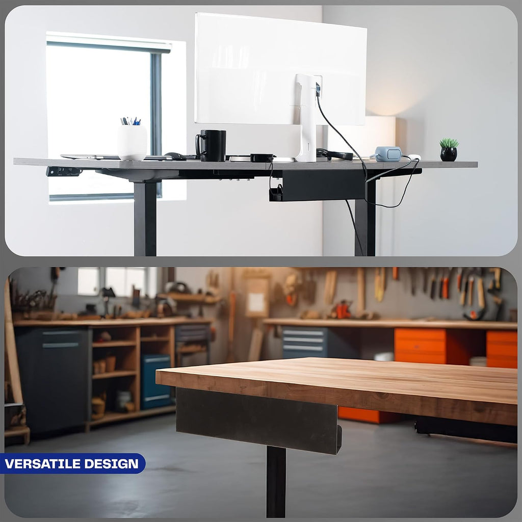 VIVO Extra Deep Under Desk Cable Management Tray, 16.5", Holds 11 lbs - Image 6