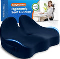 Seat Cushion, Chair Cushions, Memory Foam Office Chair Cushion | Hip & Sciatica & Tailbone Pain Relief, Long Sitting Comfort for Office Chairs/Desk Seats/Wheelchair (X-Large, Blue) by Unknown