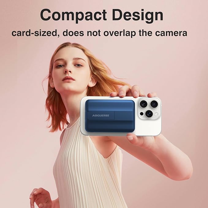 AOGUERBE for MagSafe Portable Charger, 10000mAh Magnetic Charger for iPhone | Power Bank with Stand, 22.5W Fast Charging, LED Display, Wireless Battery Pack for iPhone 17/16/15/14/13/12, Travel Essential - Image 6
