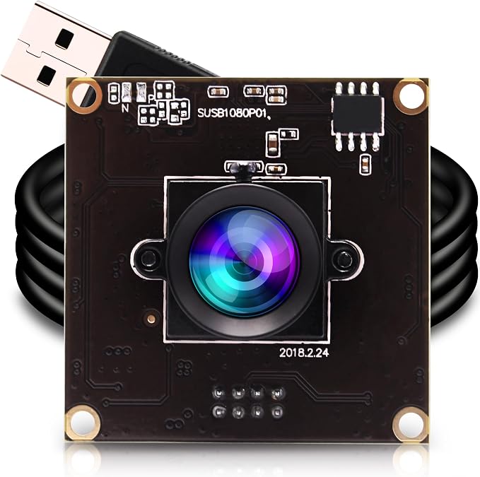 ELP USB3.0 Mini PC Camera - Low Light 1080P 50fps USB Security Camera for Computer & Laptop by ELP