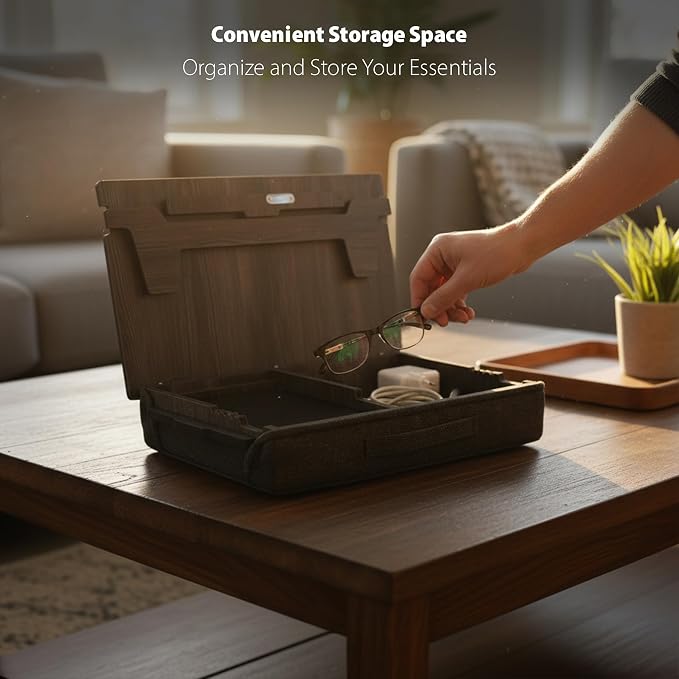 Laptop Tray with Cushion (Black) - Image 3